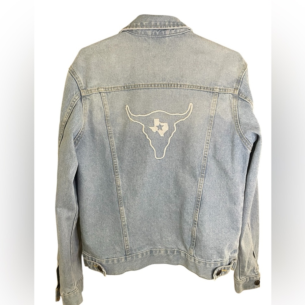 Retro Texas Longhorn men’s denim jacket S